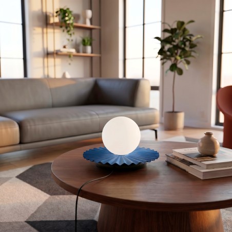 Lampe de table Drino Bleu