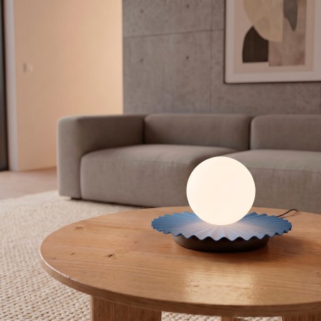 Lampe de table Drino Bleu