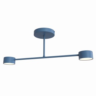 Plafonnier Tanfa Bleu (2 lumières)