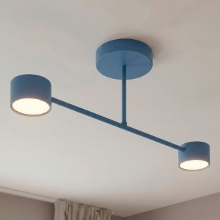 Plafonnier Tanfa Bleu (2 lumières)