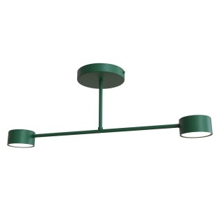 Plafonnier Tanfa Vert Olive (2 lumières)