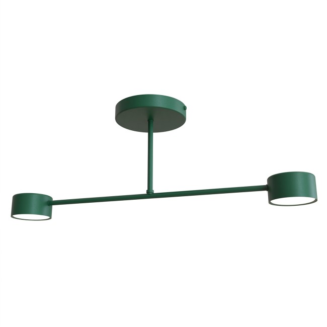 Plafonnier Tanfa Vert Olive (2 lumières)