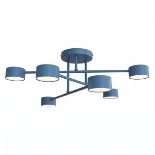 Plafonnier Tanfa Bleu (6 lumières)