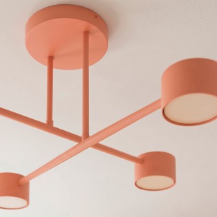 Plafonnier Tanfa Coral (4 lumières)