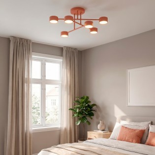 Plafonnier Tanfa Coral (6 lumières)