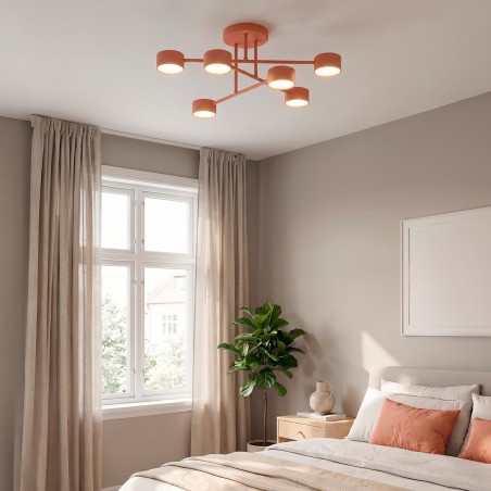 Plafonnier Tanfa Coral (6 lumières)
