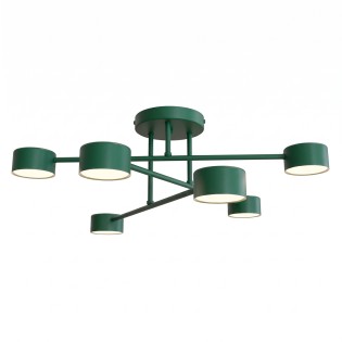 Plafonnier Tanfa Vert Olive (6 lumières)