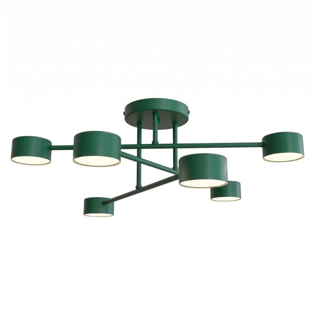 Plafonnier Tanfa Vert Olive (6 lumières)