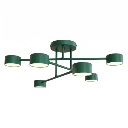 Plafonnier Tanfa Vert Olive (6 lumières)