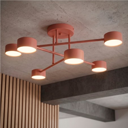 Plafonnier Tanfa Coral (6 lumières)