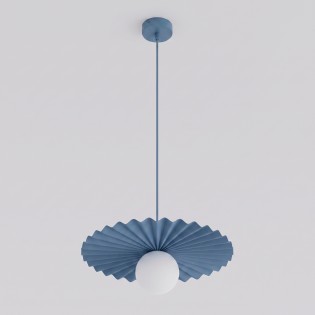 Lampe de plafond Drino Bleu