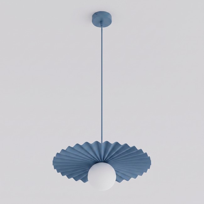 Lampe de plafond Drino Bleu