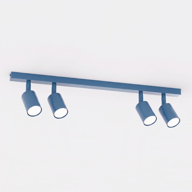 Plafonnier Dongor Bleu (4 lumières)