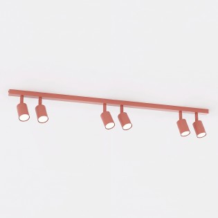 Plafonnier Dongor Coral (6 lumières)