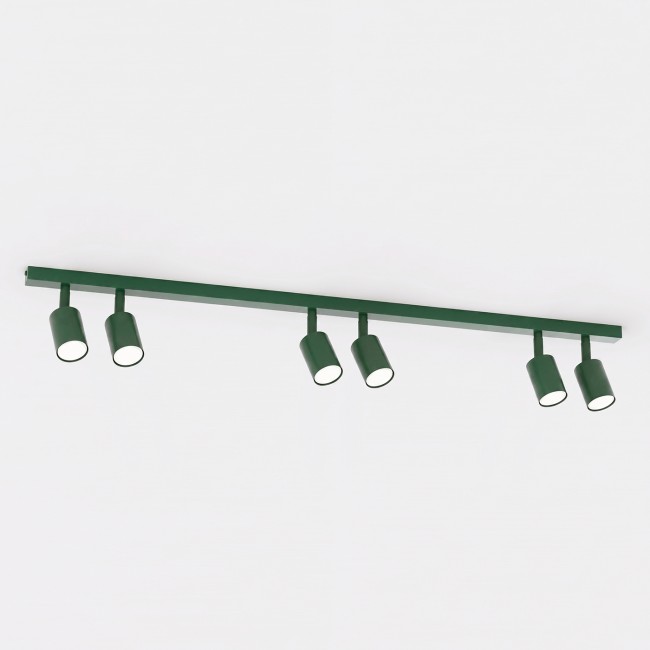 Plafonnier Dongor Vert Olive (6 lumières)