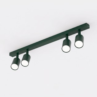 Plafonnier Dongor Vert Olive (4 lumières)