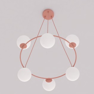 Lampe de plafond Laster Coral (6 lumières)