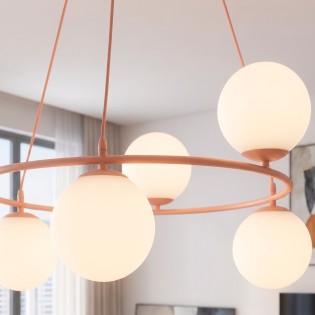 Lampe de plafond Laster Coral (6 lumières)