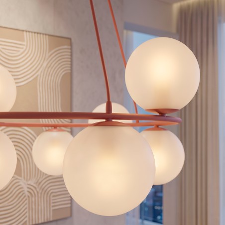 Lampe de plafond Laster Coral (8 lumières)