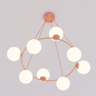 Lampe de plafond Laster Coral (8 lumières)