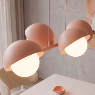 Lampe de plafond Nordessa Coral (4 lumières)
