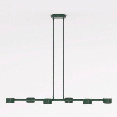 Lampe de plafond Solvi Vert Olive (6 lumières)