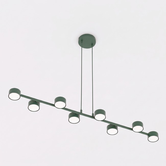 Lampe de plafond Solvi Vert Olive (8 lumières)