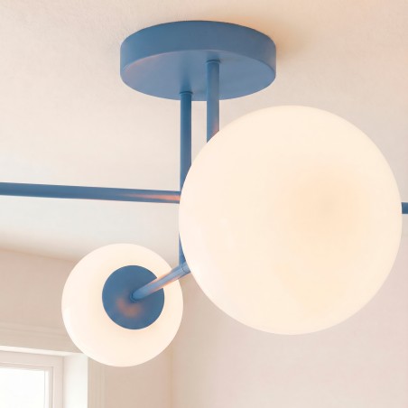 Plafonnier Nicolo Bleu (4 lumières)