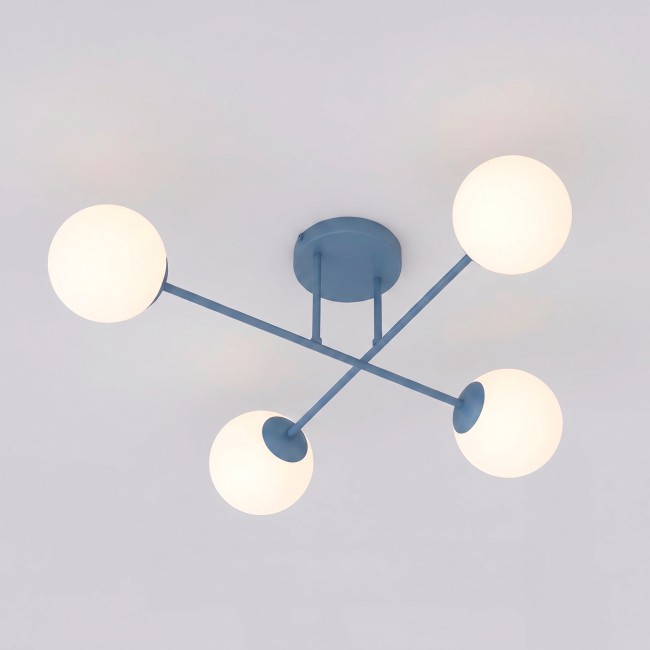 Plafonnier Nicolo Bleu (4 lumières)