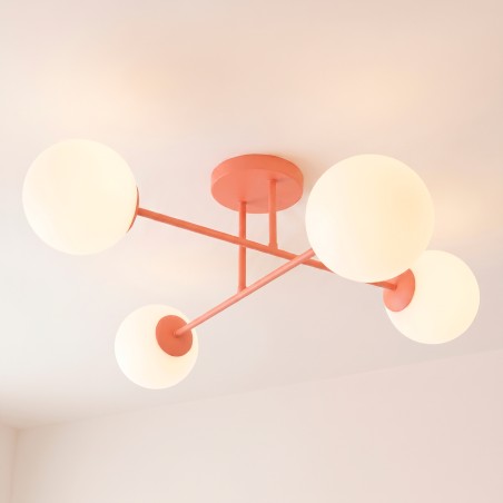 Plafonnier Nicolo Coral (4 lumières)