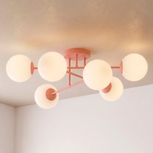 Plafonnier Nicolo Coral (6 lumières)