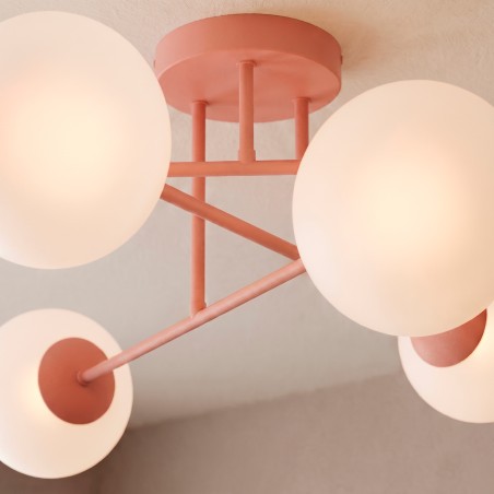 Plafonnier Nicolo Coral (6 lumières)