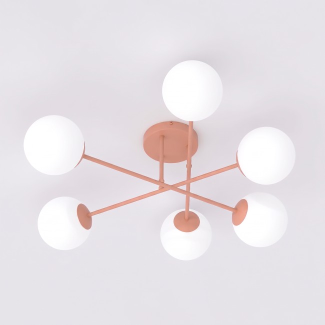 Plafonnier Nicolo Coral (6 lumières)