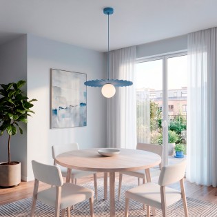 Lampe de plafond Drino Bleu