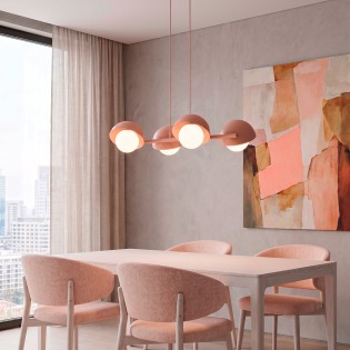 Lampe de plafond Nordessa Coral (4 lumières)