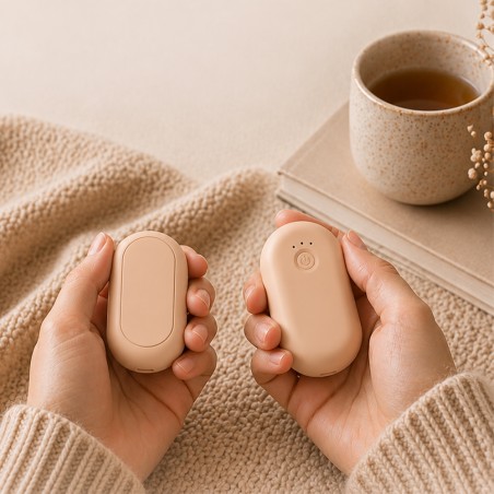 Chauffe-mains rechargeable 2 en 1 Café Lymo