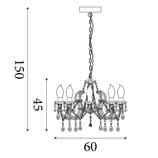 Lustre Utah (8 lumieres)