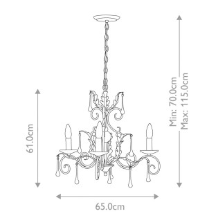Lustre Amarilli (3 Lumieres) II