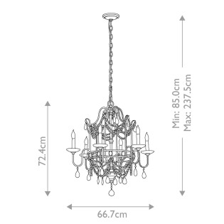 Lustre Gianna (6 Lumieres)