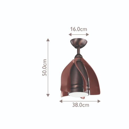 Ventilateur de plafond LED Terna (10W)