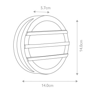 Applique Murale pour exterieur Ano II