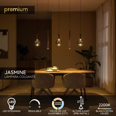 Suspension LED Jasmine CCT Dim (5x4W)