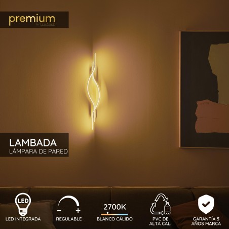 Applique Murale LED Lambada Dim (20W)