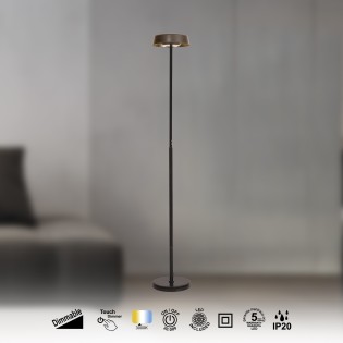 Lámpara de pie LED Noa II (15+15W)