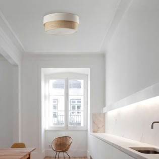 Plafonnier Kan Rafia (3 lumieres)