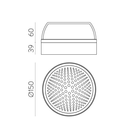 Applique murale pour exterieur LED Pixel (10W)