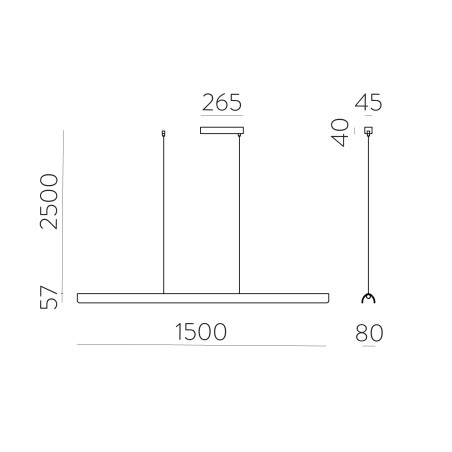 Lampe de plafond LED Alma 2CCT (22W)