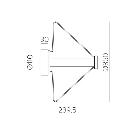 Applique murale LED Yara (14.5W)