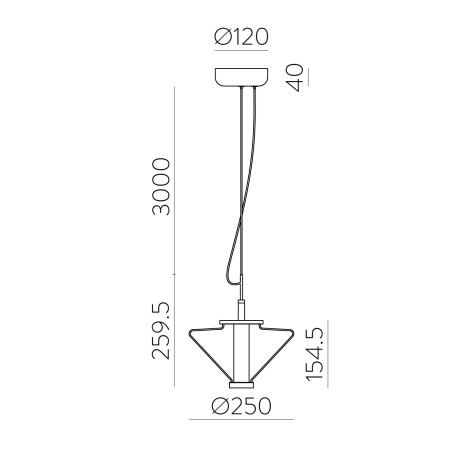 Lampe de plafond LED Yara (9,5W)