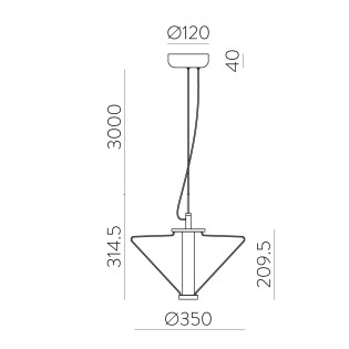 Lampe de plafond LED Yara (14,5W)